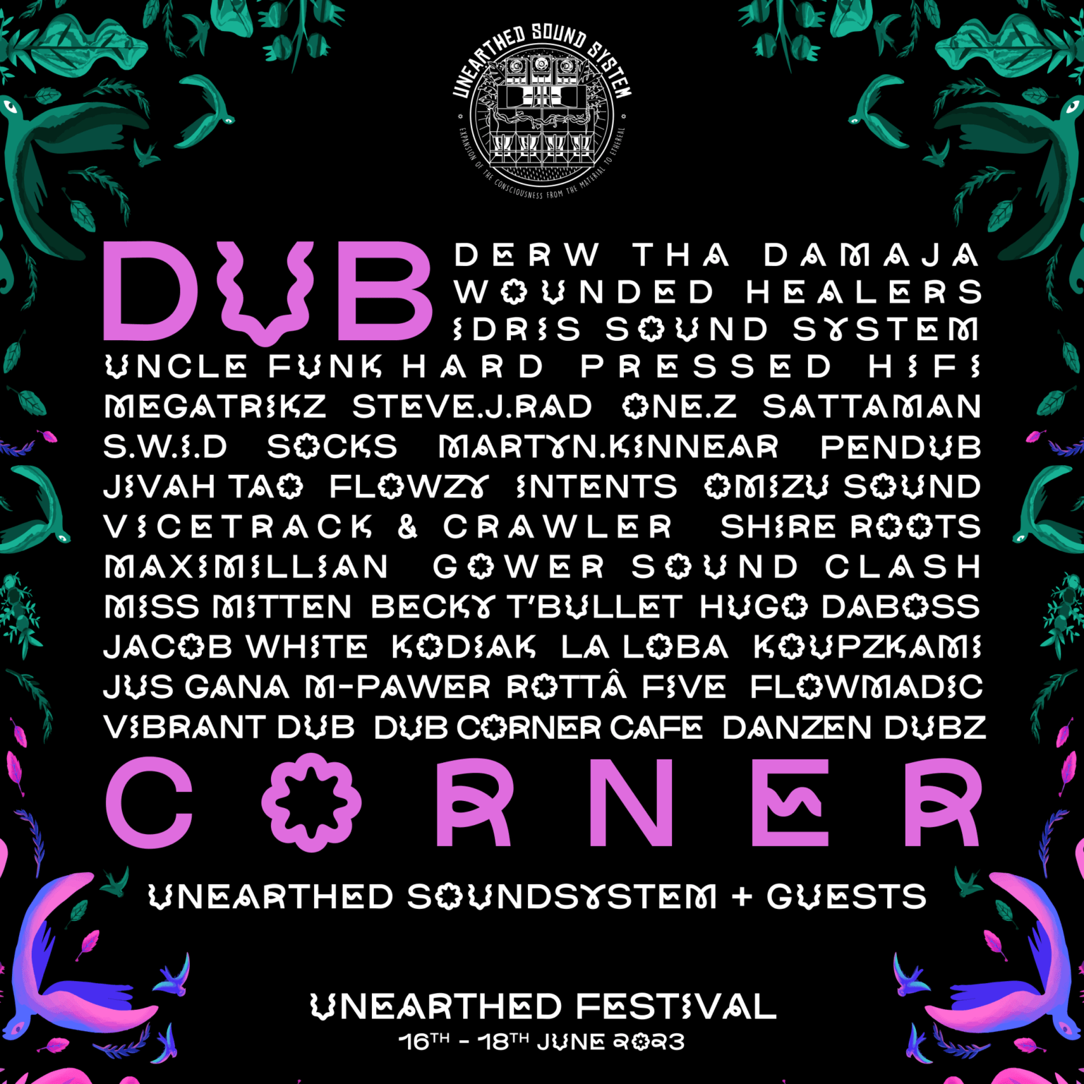 Posters - Unearthed Festival